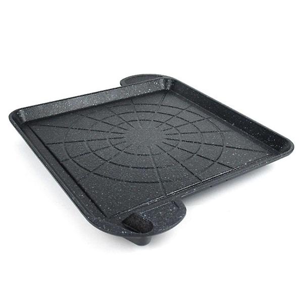  삼겹살팬 삼겹살 구이팬 캠핑 고기 구이용 불판 사각