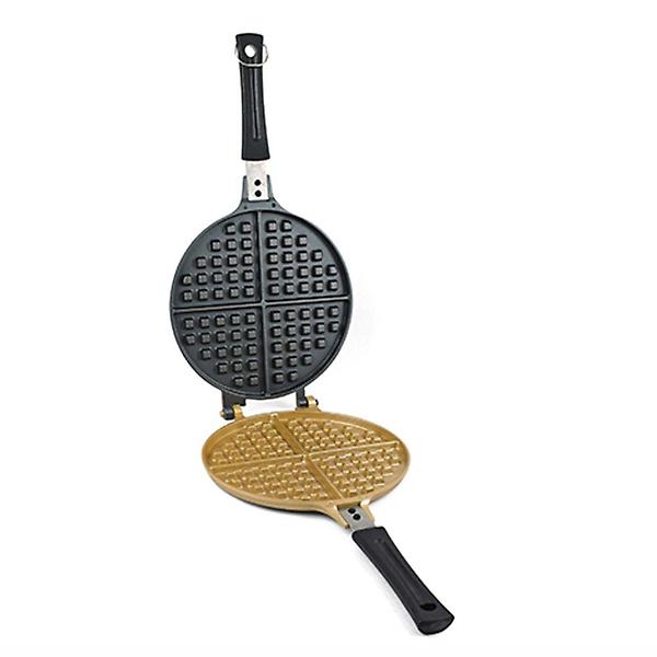  와플팬 대형 가스불 홈베이킹 크로플 팬 원형