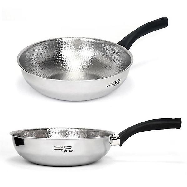  키친아트 팬 일품 5중엠보 궁중팬 26cm 후라이팬 웍팬