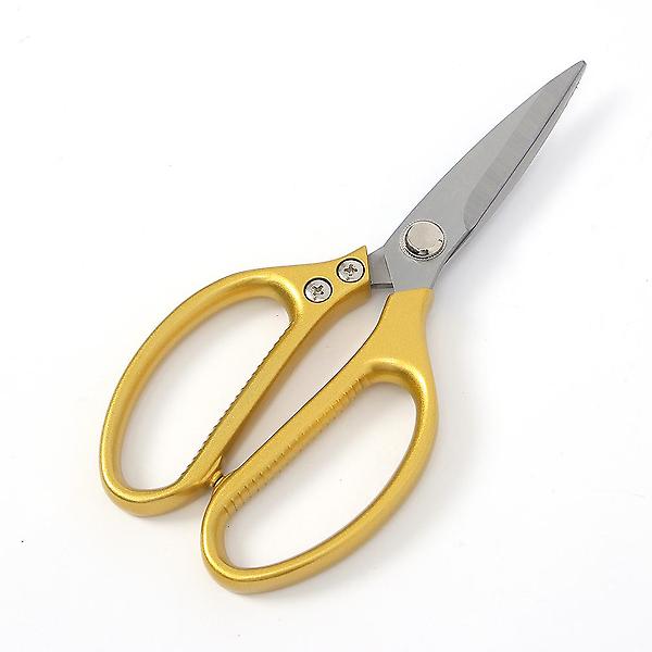  강력 컷팅 양손 주방가위(골드) / 가정용가위