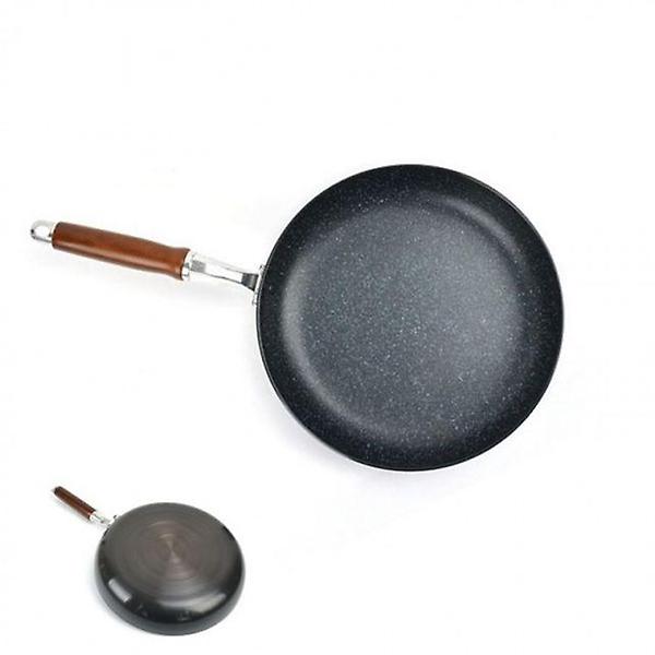  은플 업소용 우드손잡이 프라이팬 경질 생선 후라이팬