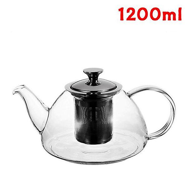  스텐망티포트 1200ml 다인용티포트 유리주전자 티팟