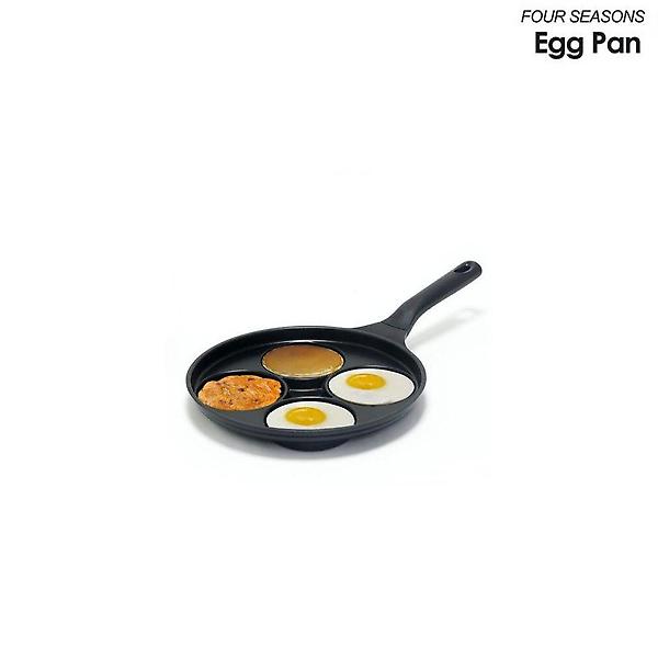  4구 코팅 에그팬 원형 다용도 다이아몬드