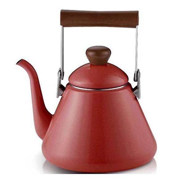  코카코 법랑 주전자 인덕션 주전자 티포트 체리 1.7L