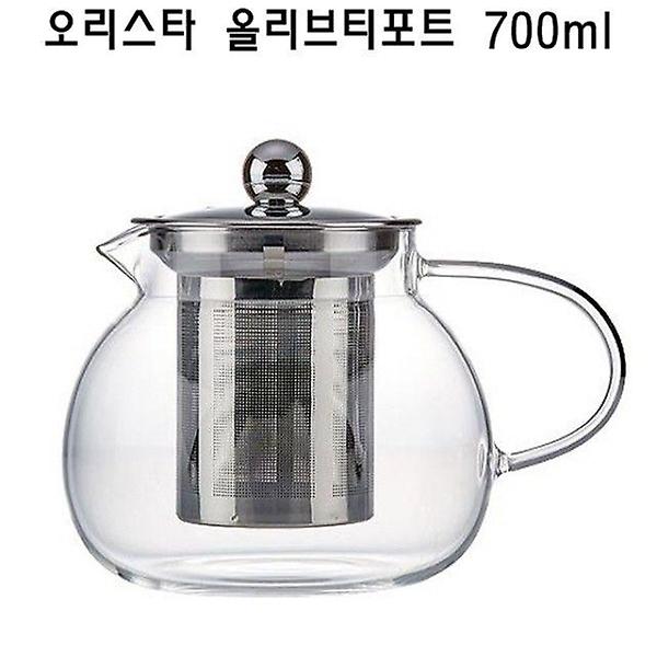  오리스타 올리브티포트 700ml 수입 티팟 차주전자