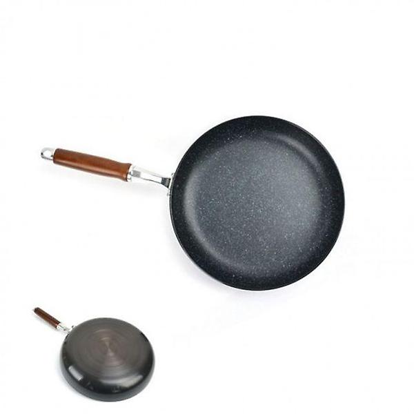  프라이팬 후라이팬 생선 경질 34cm 우드손잡이 업소용