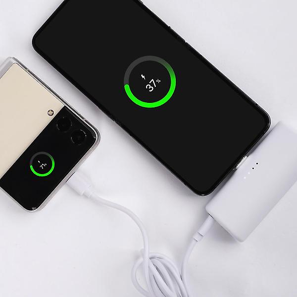  스마텍 5000mAh 20W 고속충전 미니 보조배터리(8핀/C타입) STPB-DB20
