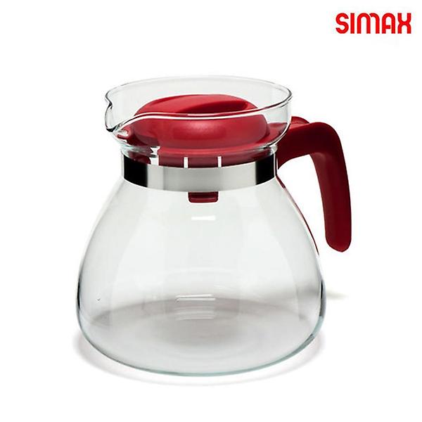  시멕스 파올라 내열유리 유리주전자 1.3리터 (레드)