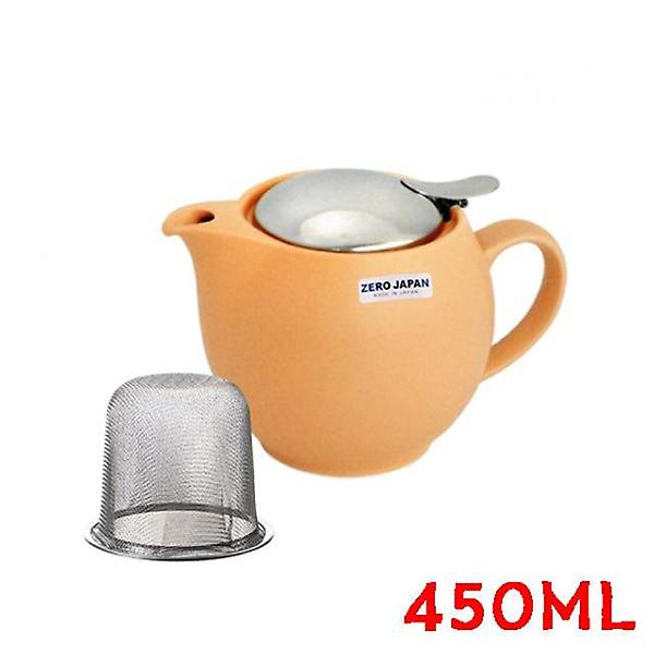  티포트 라운드 450ml 젤라토망고 도자기티포트 주전자