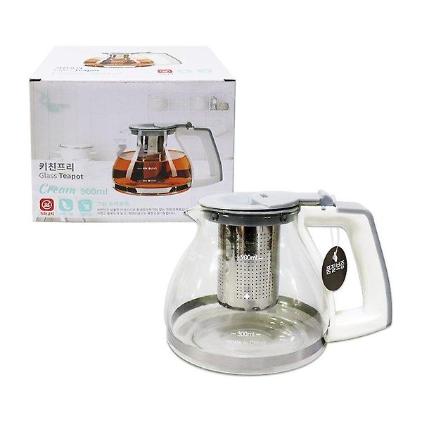  IS-SA 키친프리 크림 유리포트 900ml 포트기