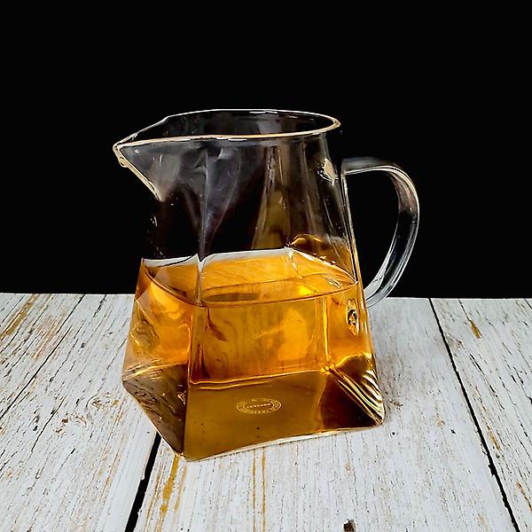 유리 사각바닥 손잡이 숙우 저그 공도배 M 520ml