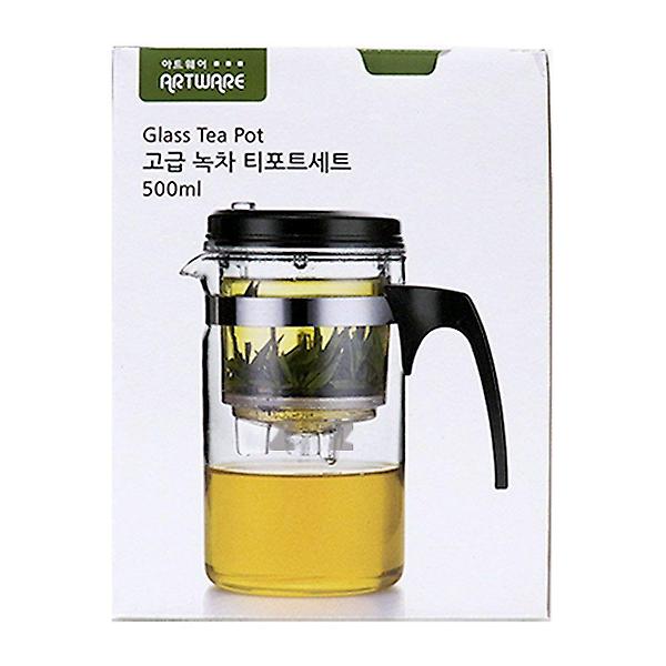  IS-SA 아트웨어 고급 녹차 티포트세트 500ml