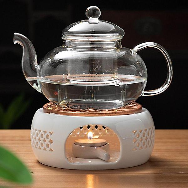  힐링모드 도자기 티워머(화이트+브론즈)다도 차우리기