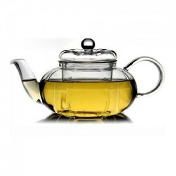  티포트 800ml 호박모양티포트 필터주전자 유리티포트