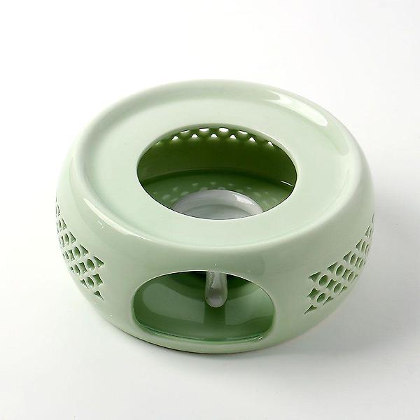  힐링퓨어 도자기 티워머(민트) 온도유지 다도워머