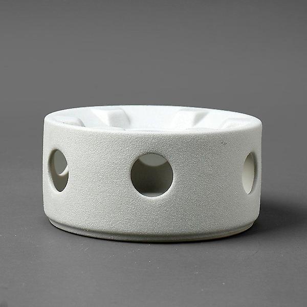  힐링타임 도자기 티워머(화이트) 차데우기 다도워머