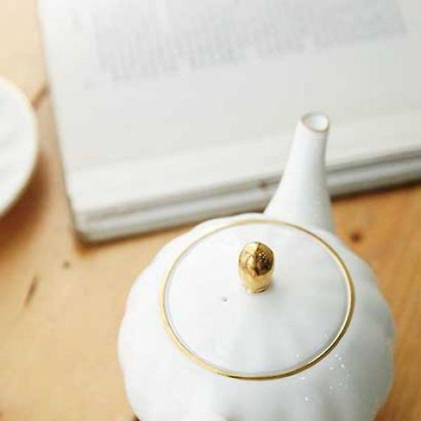  고급스러운 골드라인 골드 호박 티포트