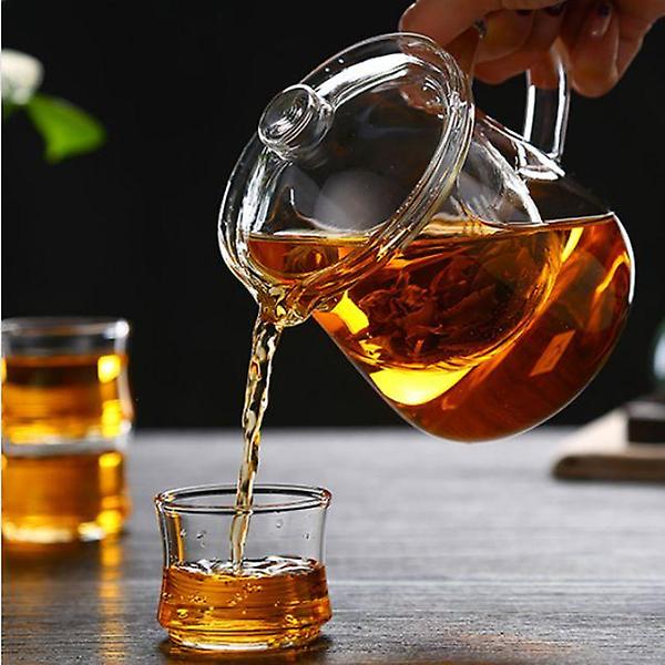  1인용 유리 차포트 유리티팟 차우리기 티메이커 450ml