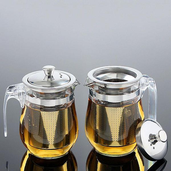  투명 내열 유리 차포트 2p 티팟 차주전자 유리주전자