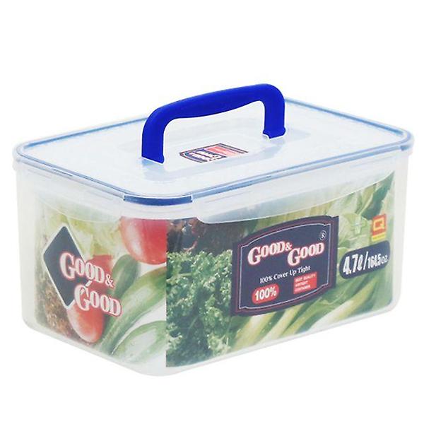  밀폐용기 4.7L(핸디형) 1개 김치통 냉장고밀폐용기