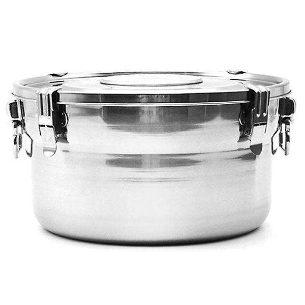  천성 스텐 김치통 원형 밀폐용기 반찬통 3호 23cm