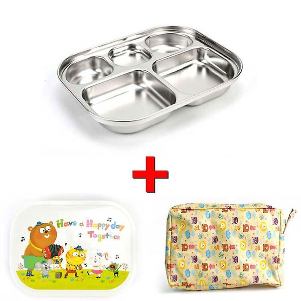  스텐 27종 유치원 어린이 식판 도시락 15호 가방포함