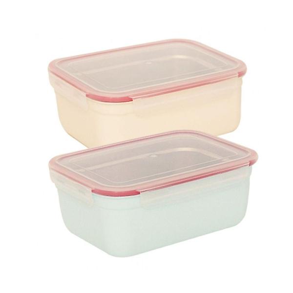  스텐 파스텔 컬러 김치통 2.8L 1P 직사각 밀폐용기