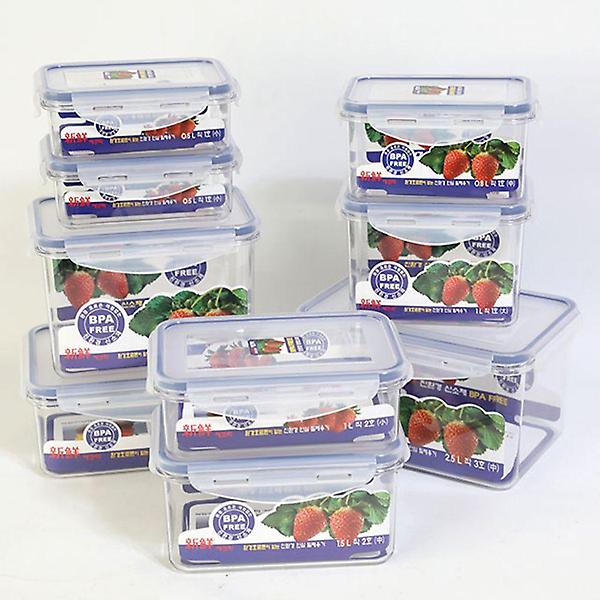  한진신선에코락밀폐용기-직2호소1L-봉5p미니반찬통