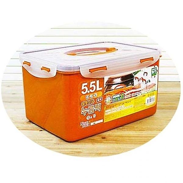  누름락5호중(5.5L) 김치보관용기 밀폐용기 김치용기