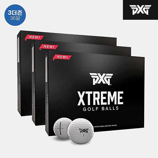  [3더즌 패키지][카네정품]2023 PXG 익스트림 프리미엄 골프볼[남여공용][화이트][3피스 36알]