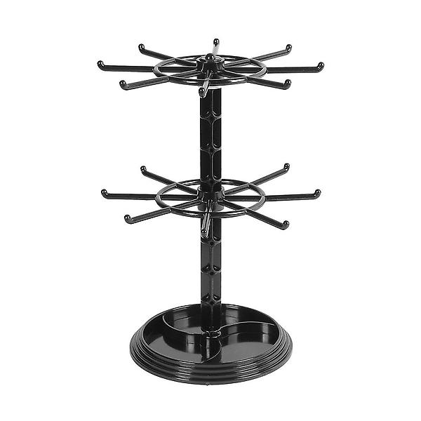  후크 2단 액세서리 거치대(블랙)