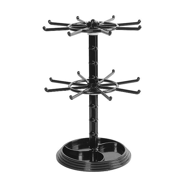  후크 2단 액세서리 거치대(블랙)