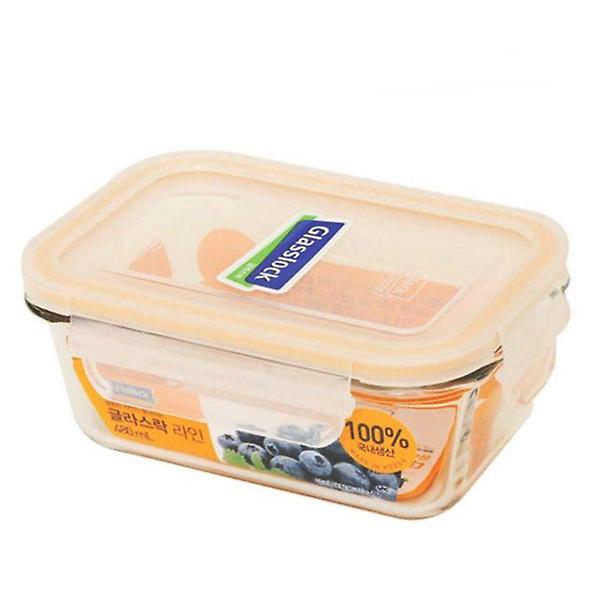  글라스락 라인 직사각 유리 밀폐용기 480ml