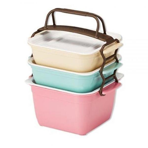  3단 미니찬합 전자레인지용기 직장인도시락통