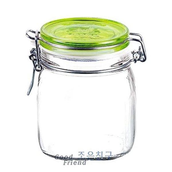  보르미올리 밀폐용기 750ml 유리밀폐용기 반찬통
