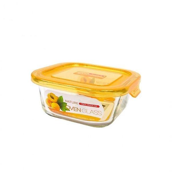  오븐 글라스 정사각 520ml 밀폐 내열유리 전자레인지