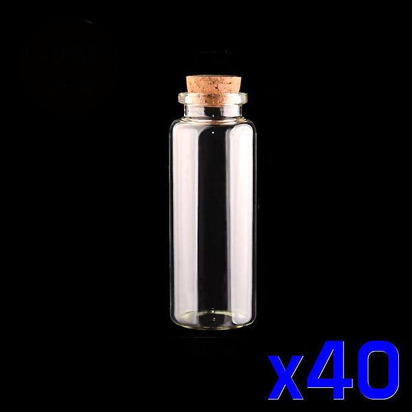  인테리어 소품 코르크 유리병 2ml x40개 미니유리병