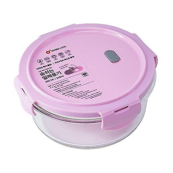  오븐락 숨쉬는 밀폐용기 원형3호 840ml