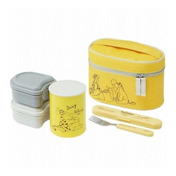  GR-LA 푸우 릴렉스 스텐 보온도시락(포크포함)