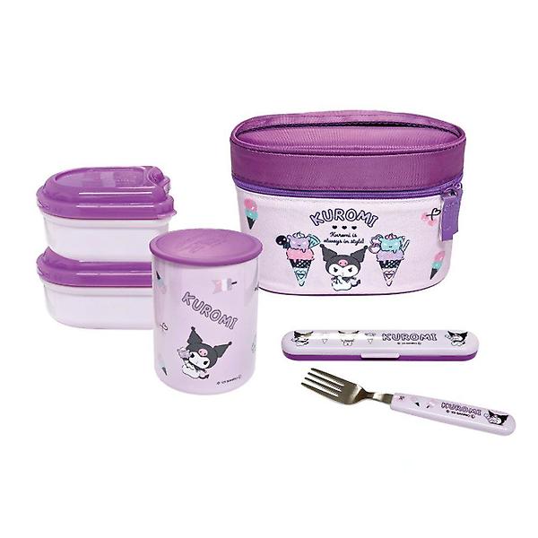  쿠로미 스텐 보온 런치 도시락 가방 세트 포크포함