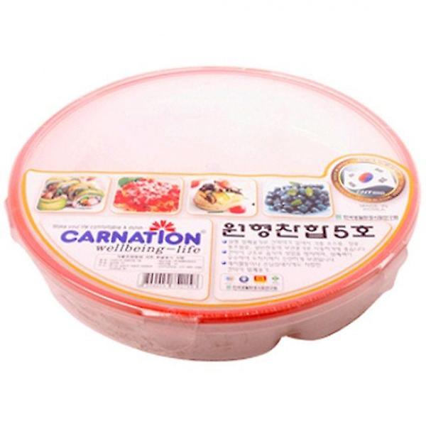  카네이션 원형찬합5호