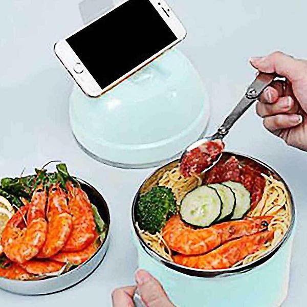  스카이 이중 도시락 900ml 보냉백 소풍 도시락통