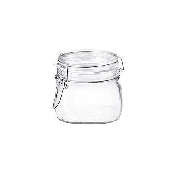  보르미올리 유리병 압축 밀폐용기 투명 잼병 500ml