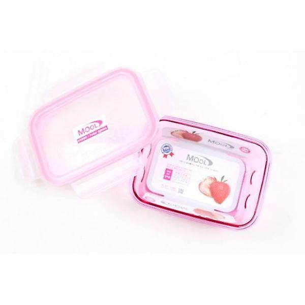  400ML 물방울 직사각 밀폐용기 반찬통 밀폐용기 투명용기