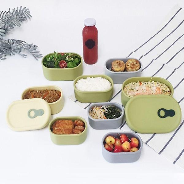  대코 실리콘 스팀홀 용기 650ml 타원형 밀폐용기
