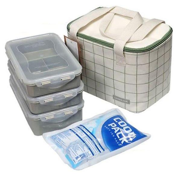  락앤락 도시락 찬합 런치 도시락통 미니 3단 그린