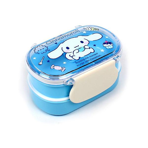  시나모롤 변신 밀폐 도시락 2단 소풍 도시락통 반찬통