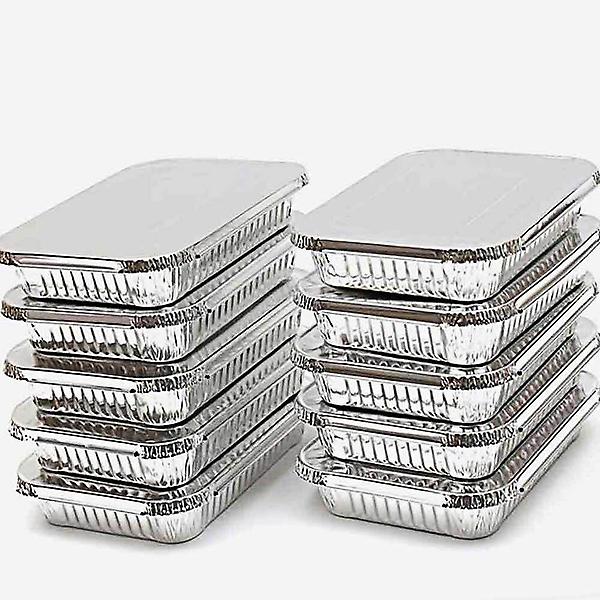  은박 도시락 set 10개입 18x14cm 소풍 런치백 직장인