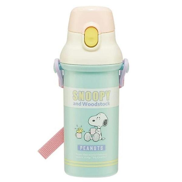  스누피 팝컬러 원터치 어깨끈물병 480ml 물통