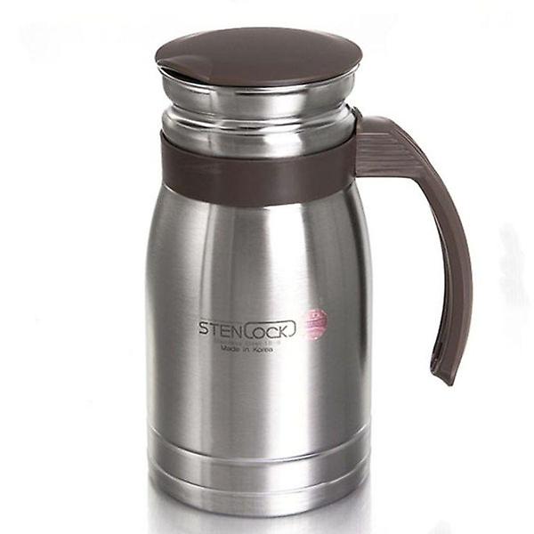  스텐 물병 물통 워터 저그 냉장고 물병 브라운 1100ml